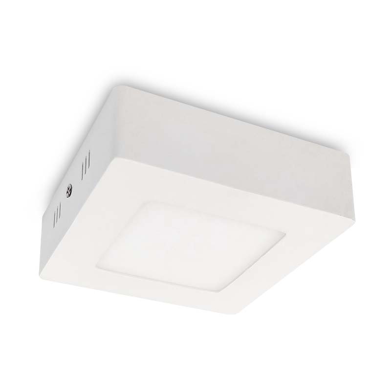 SLIM, PLAFÓN LED CUADRADO BLANCO 6W-4200K